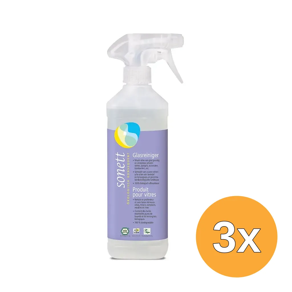 3x Sonett Glasreiniger (500 ml)