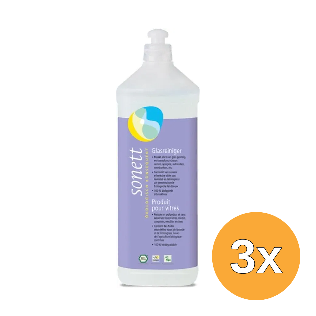 3x Sonett Glasreiniger (1000 ml)