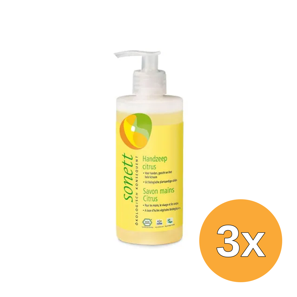 3x Sonett Handzeep citrus vloeibaar (300 ml)