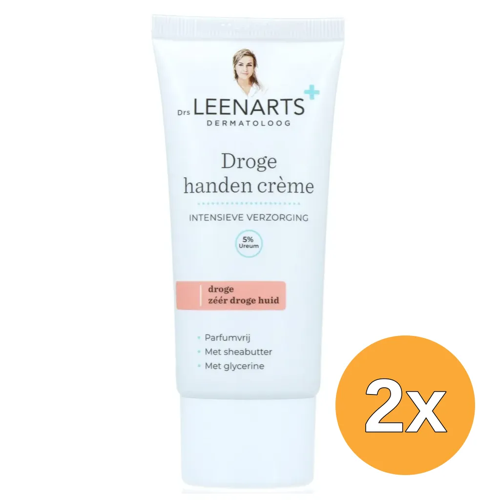 2x Drs Leenarts Droge Handen Crème (50 ml)
