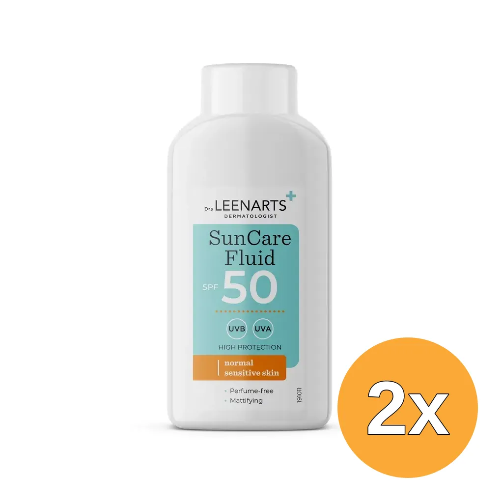 2x Drs Leenarts Suncare Fluid SPF50 (50 ml)