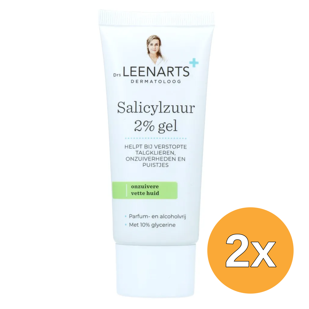 2x Drs Leenarts Salicylzuur 2% Gel (50 ml)