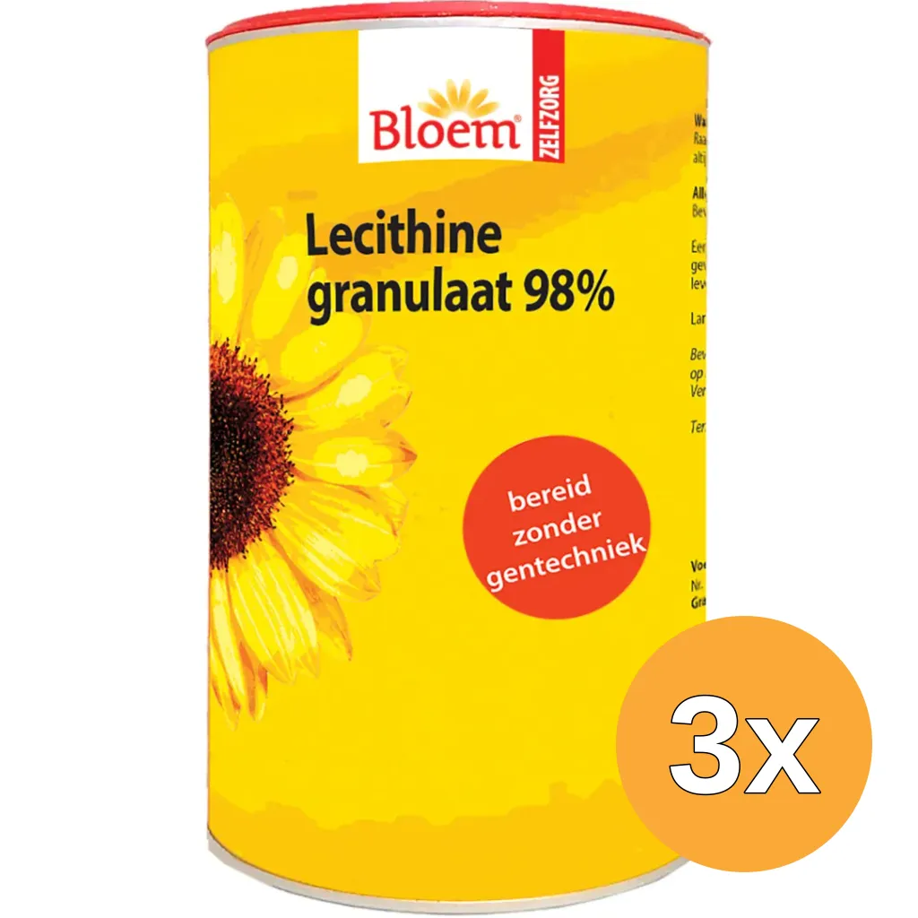 3x Bloem Lecithinegranulaat 98% (400 gr)