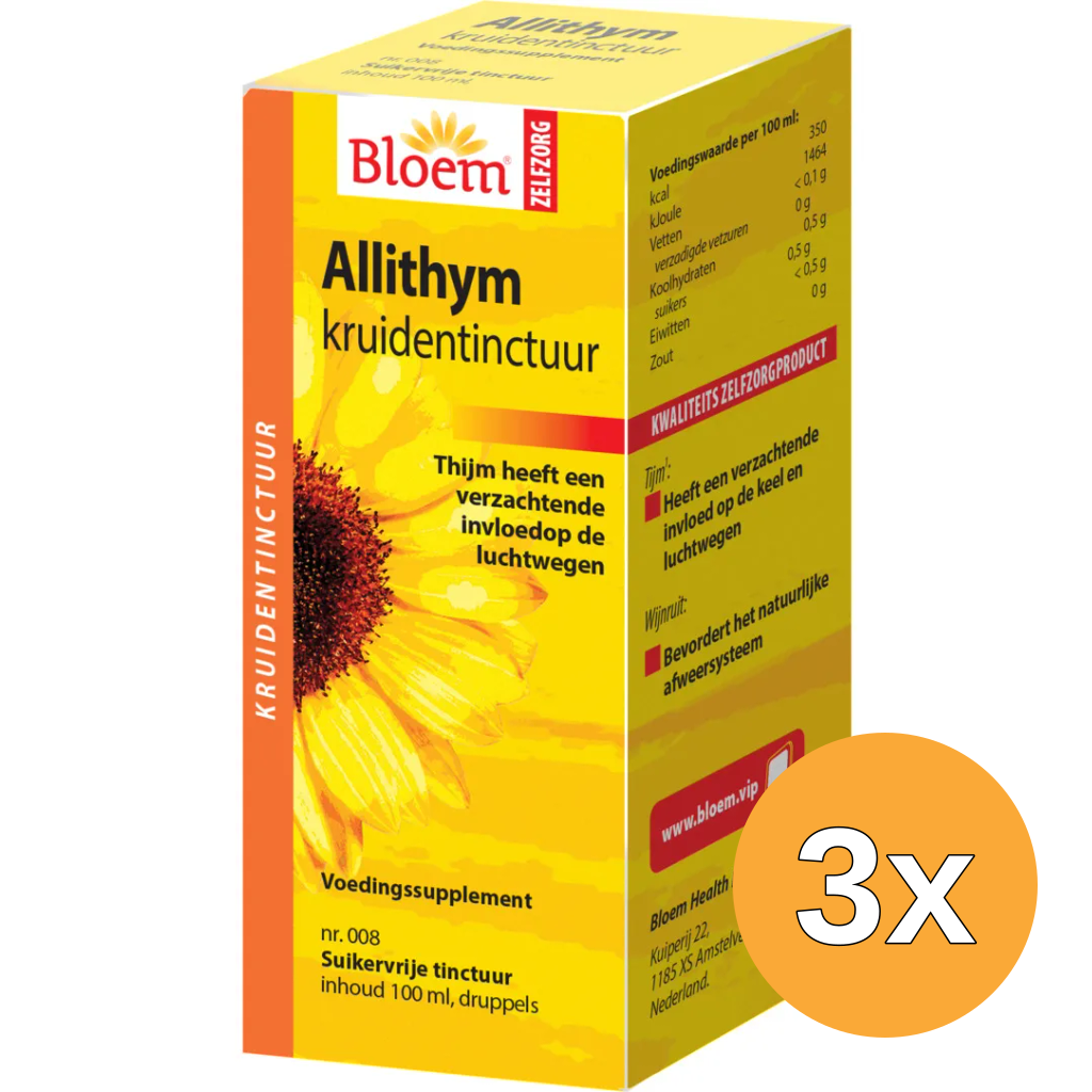 3x Bloem Allithym Druppels (100 ml)