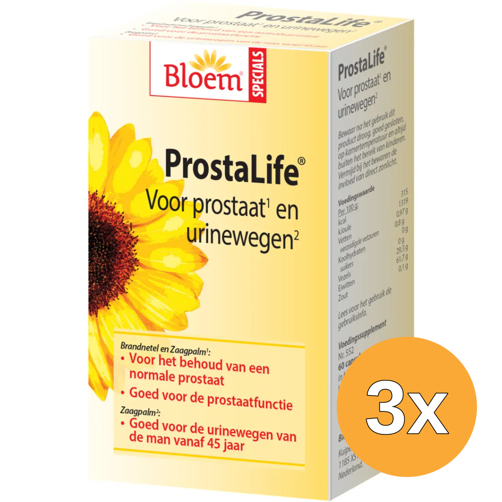 3x Bloem Prostalife (60 capsules)