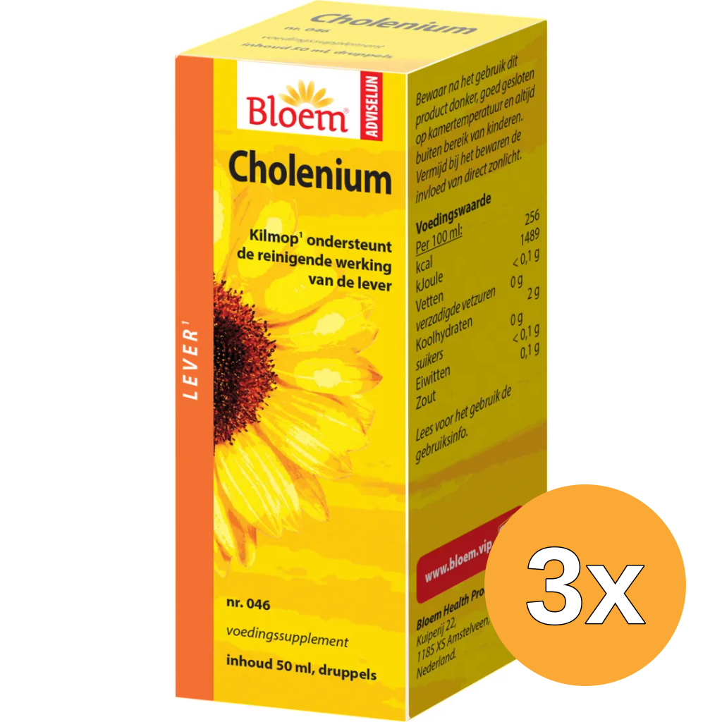 3x Bloem Cholenium (50 ml)