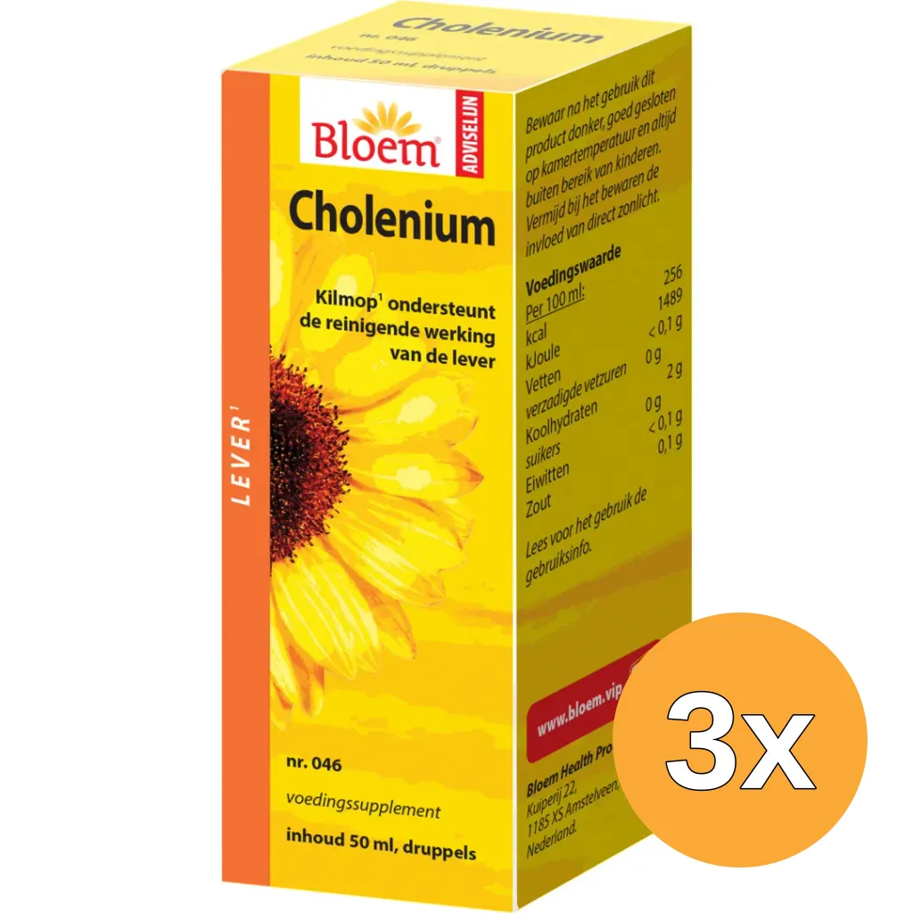 3x Bloem Cholenium (50 ml)