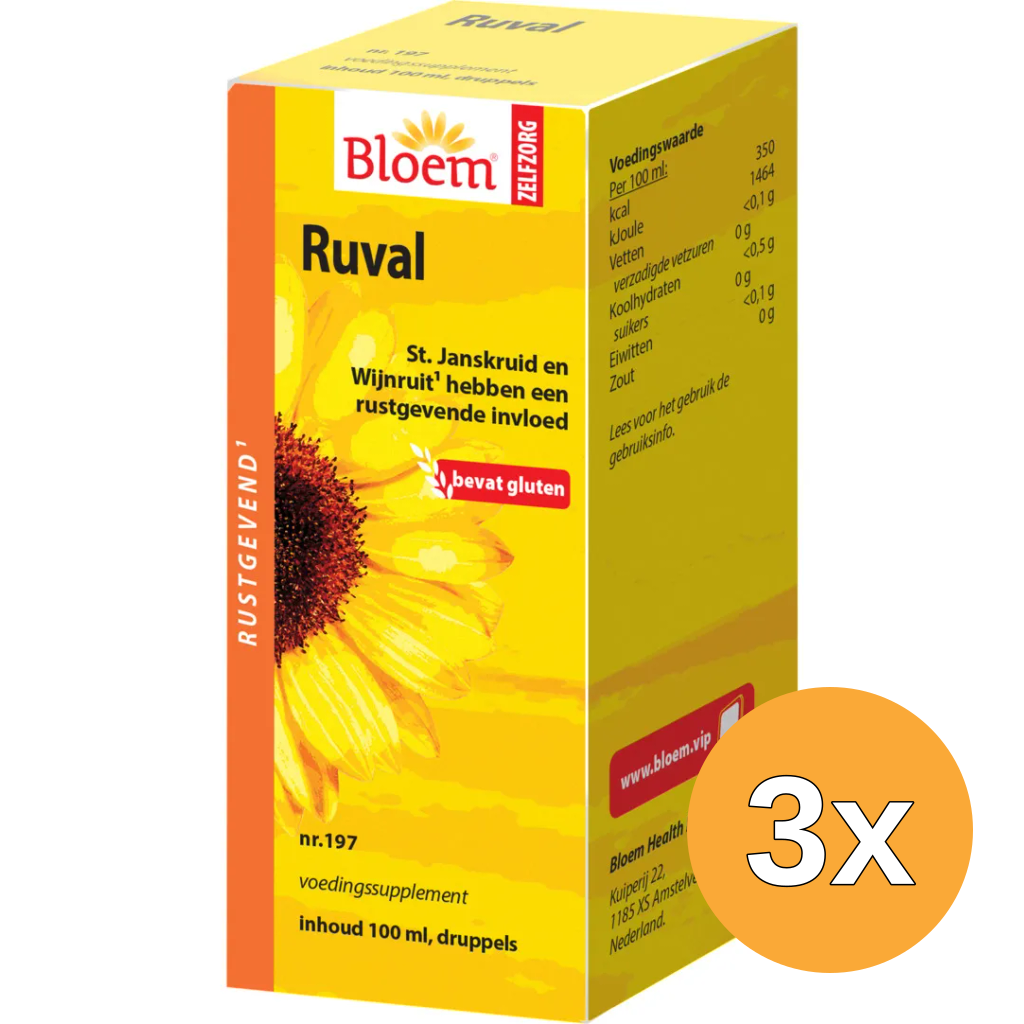 3x Bloem Ruval (100 ml)