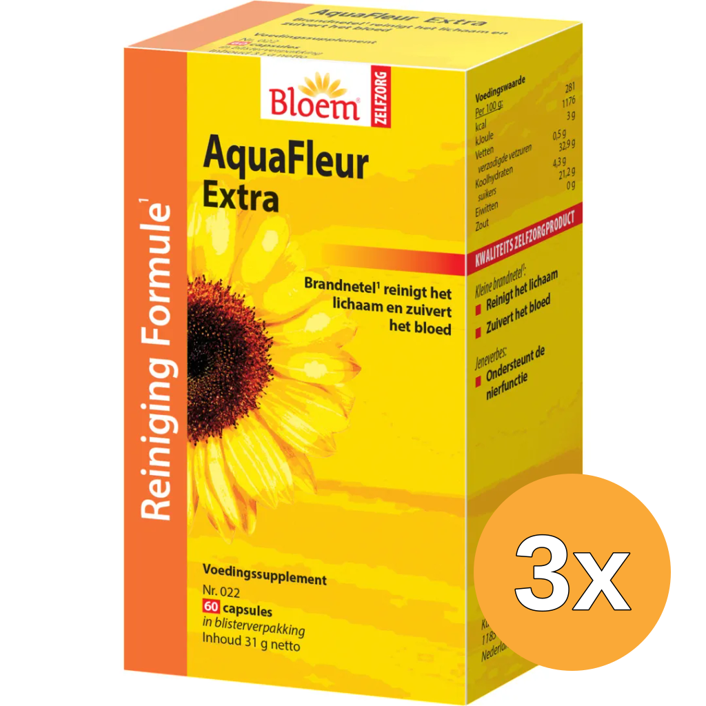 3x Bloem Aquafleur (60 capsules)