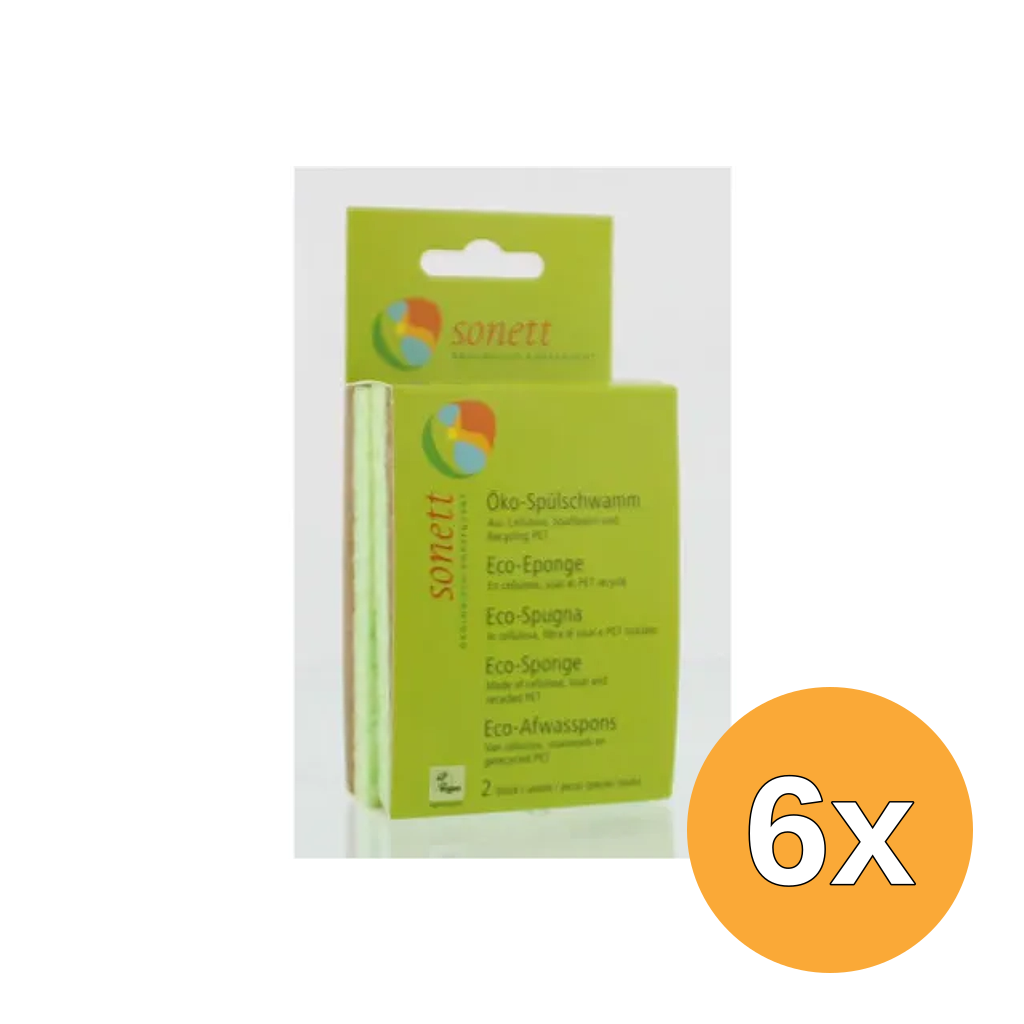 6x Sonett Afwasspons (2 stuks)