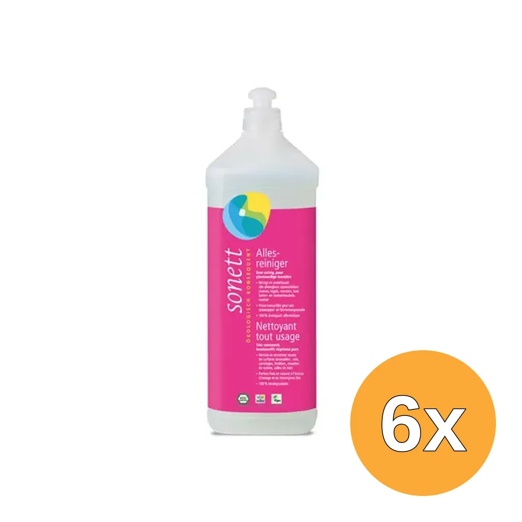 6x Sonett Allesreiniger (1000 ml)