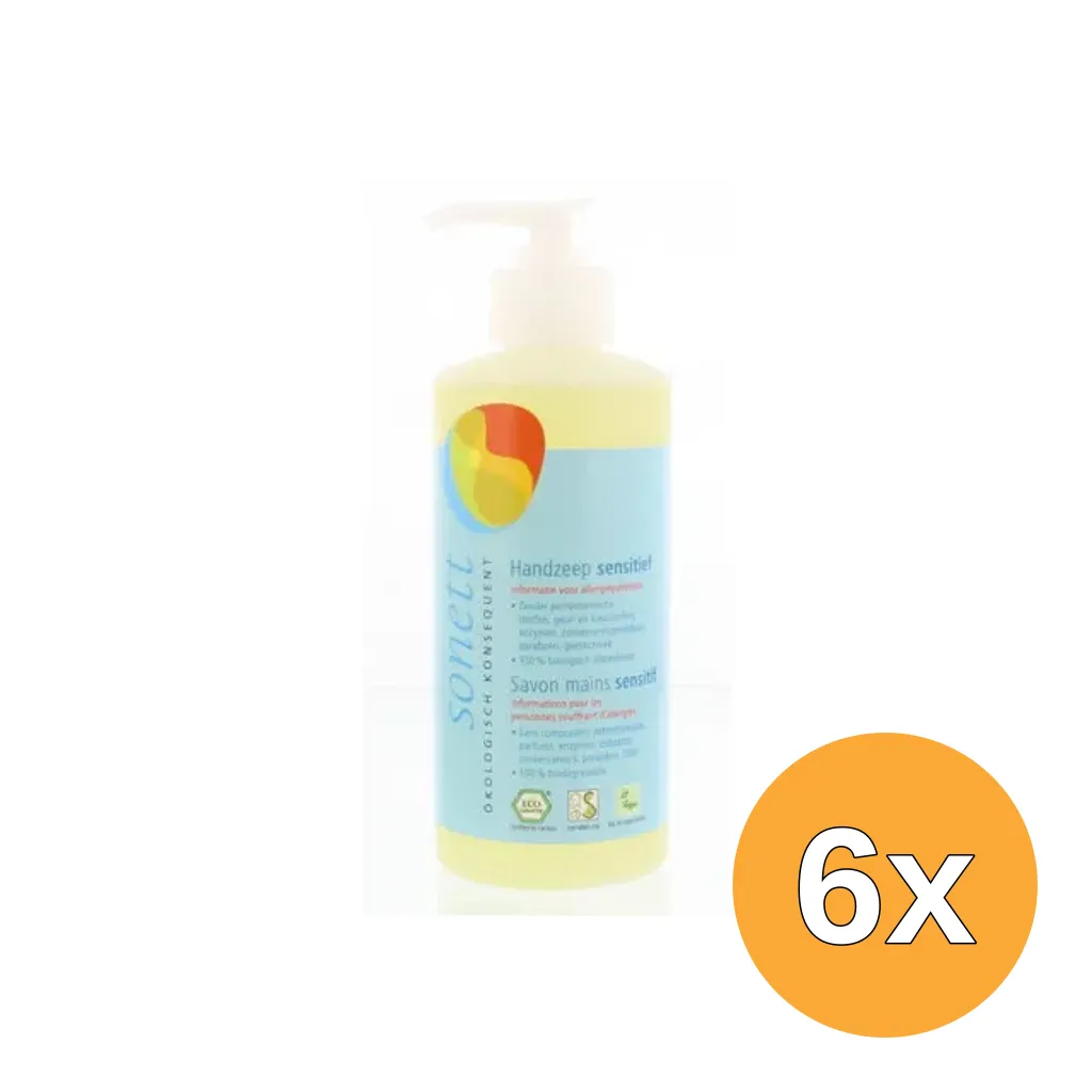 6x Sonett Handzeep sensitive (300 ml)