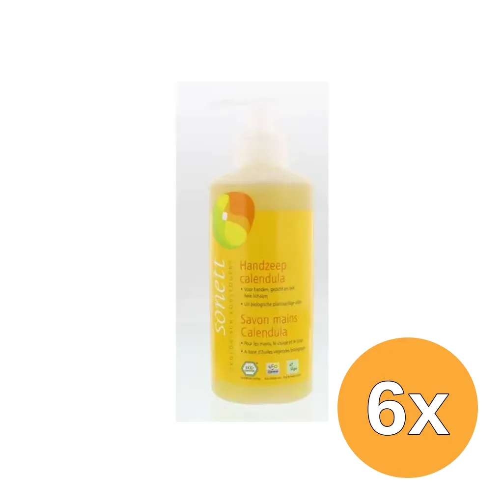 6x Sonett Handzeep calendula (300 ml)