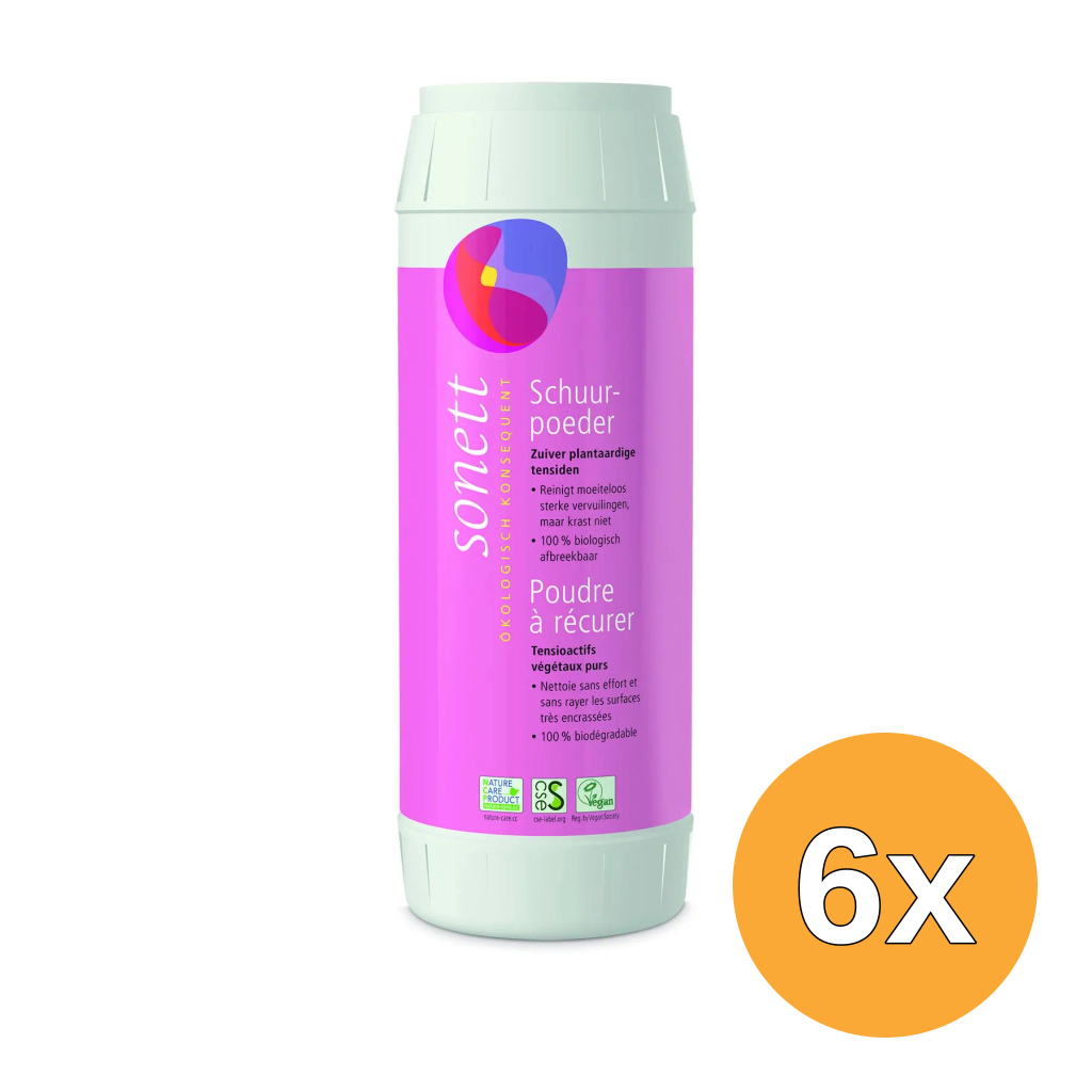 6x Sonett Schuurpoeder (450 Gram)