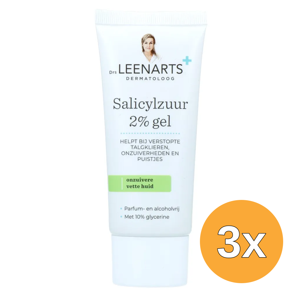 3x Drs Leenarts Salicylzuur 2% Gel (50 ml)