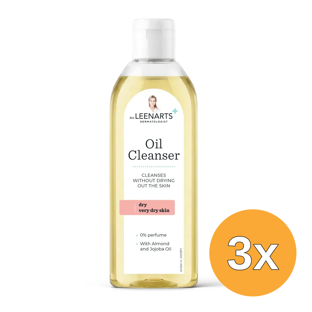 3x Drs Leenarts Oil Cleanser Dry - Very Dry Skin (200 ml)