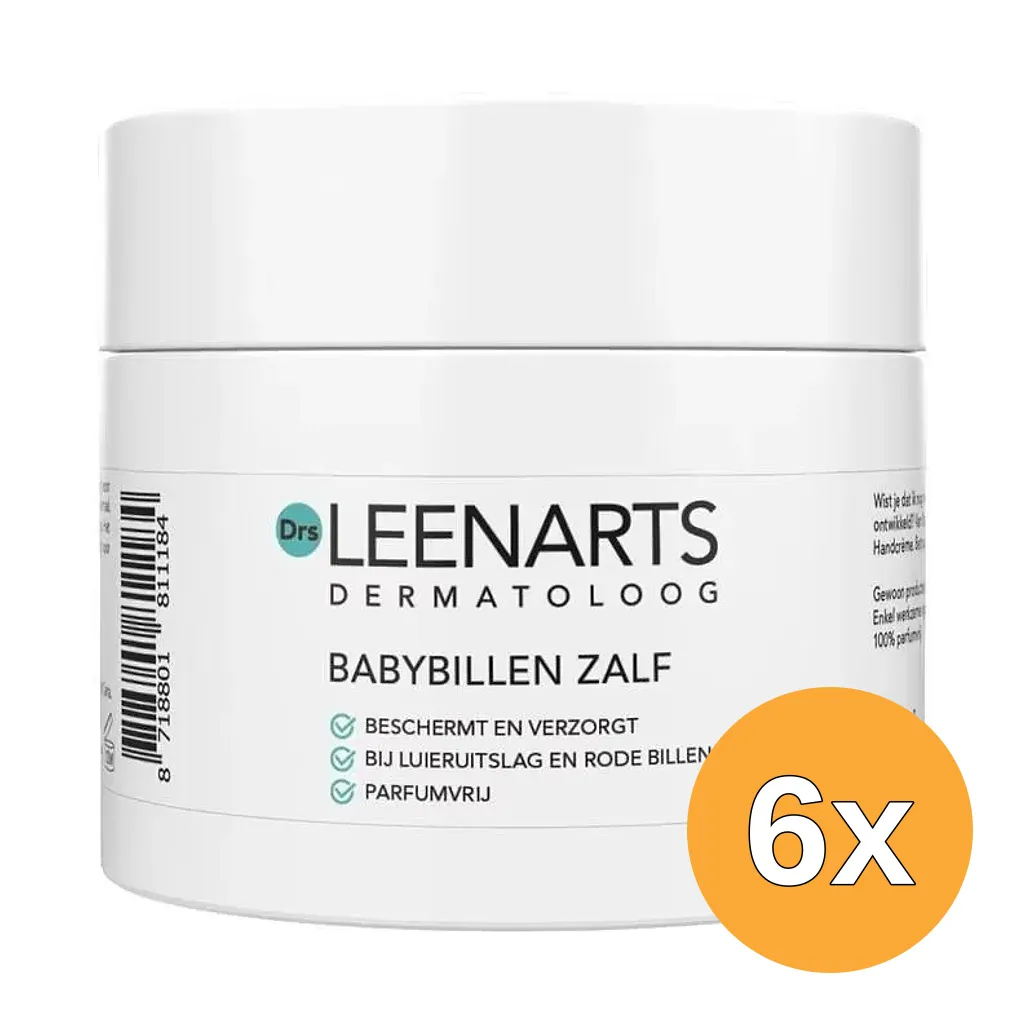 6x Drs Leenarts Babybillen Zalf (125 ml)