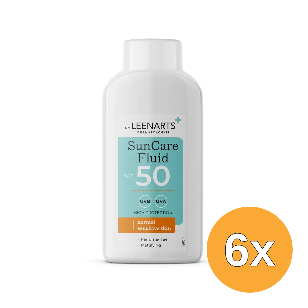 6x Drs Leenarts Suncare Fluid SPF50 (50 ml)