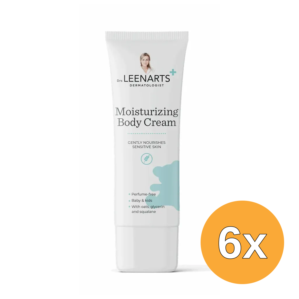 6x Drs Leenarts Moisturizing Body Cream (100 ml)