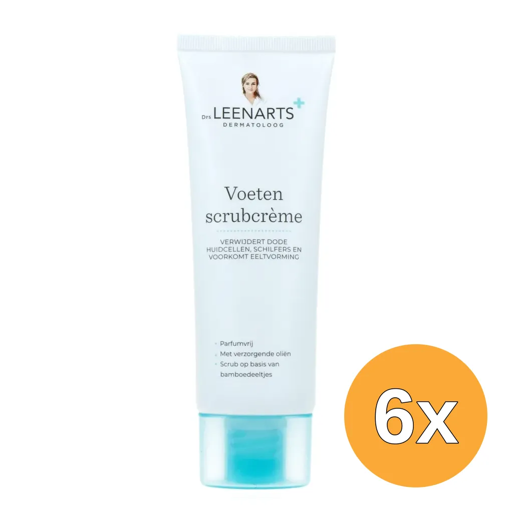 6x Drs Leenarts Voeten Scrubcrème (100 ml)