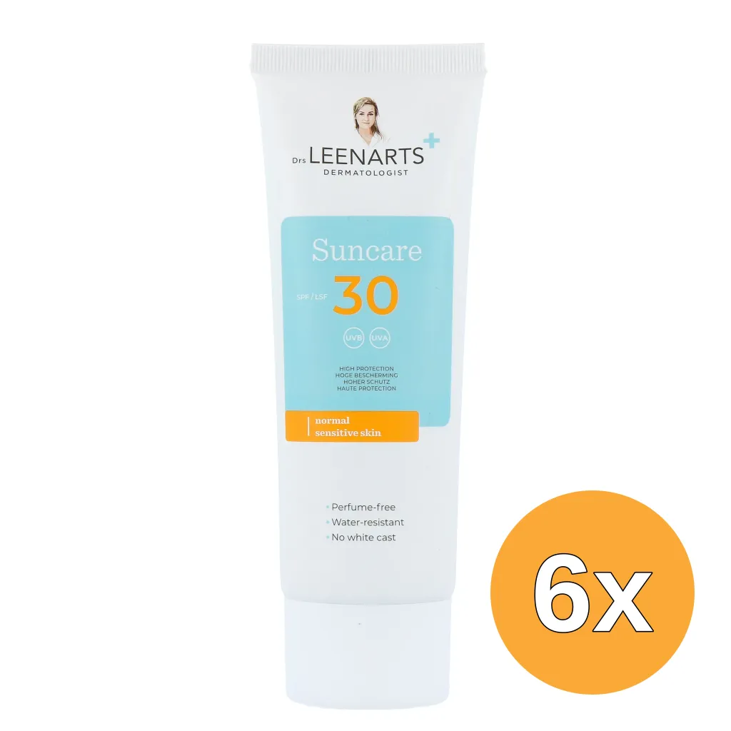 6x Drs Leenarts Sun Care SPF30 Normale Gevoelige Huid Parfumvrij (100 ml)