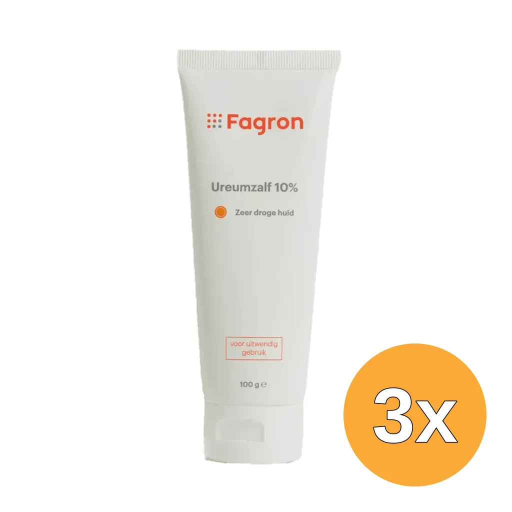 3x Fagron Ureumzalf 10% (100 gr)