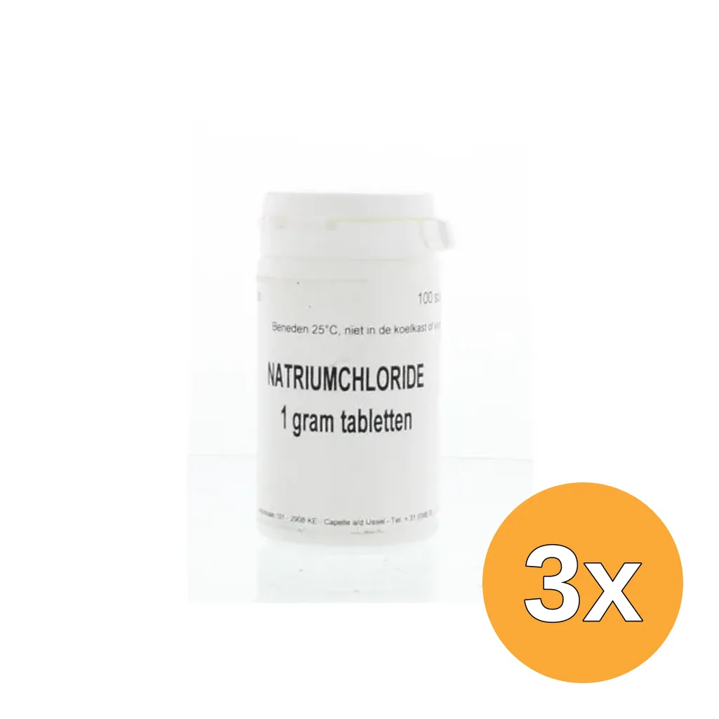 3x Fagron Natriumchloride 1g (100 stuks)