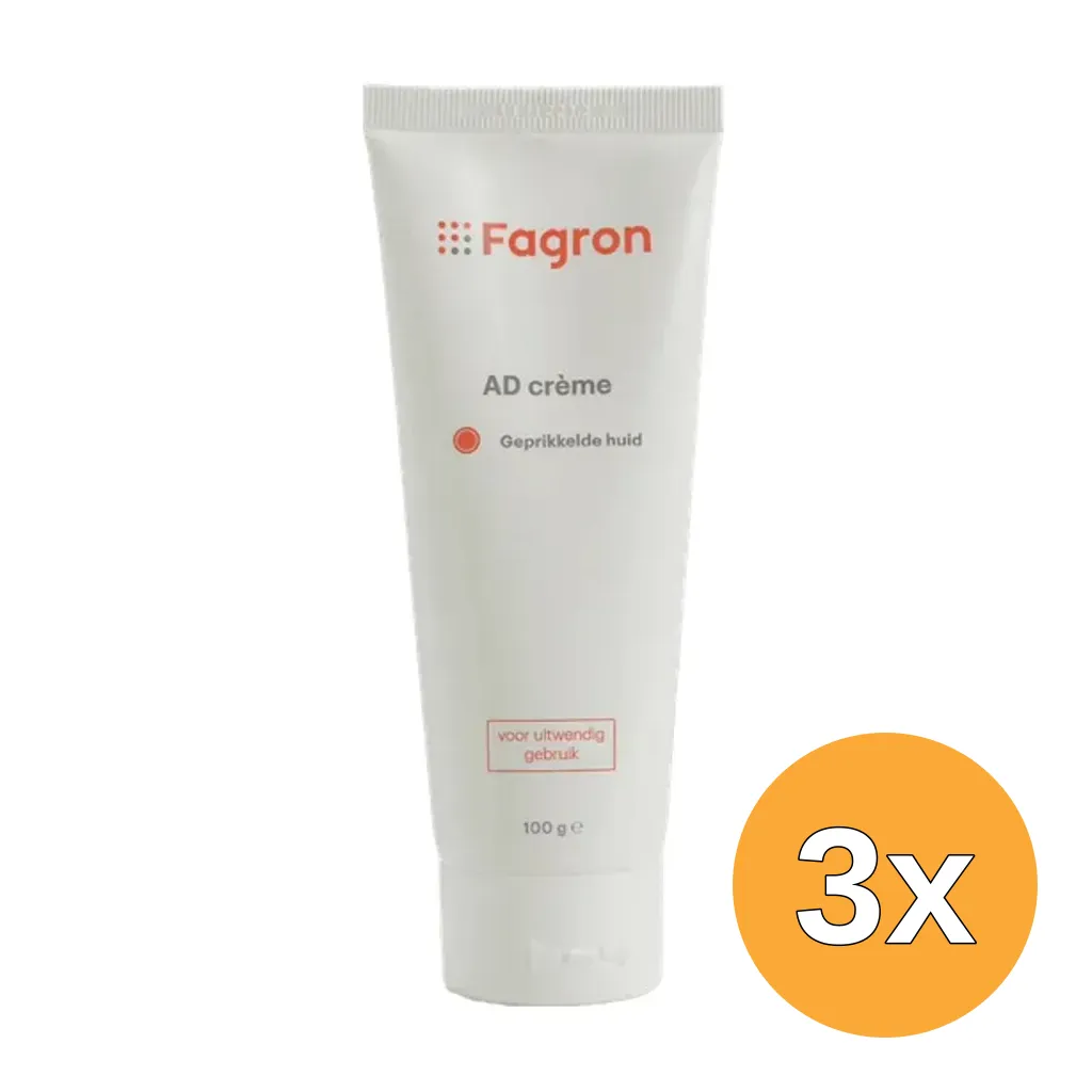 3x Fagron AD Creme (Anti Decubituscreme) (100 gr)