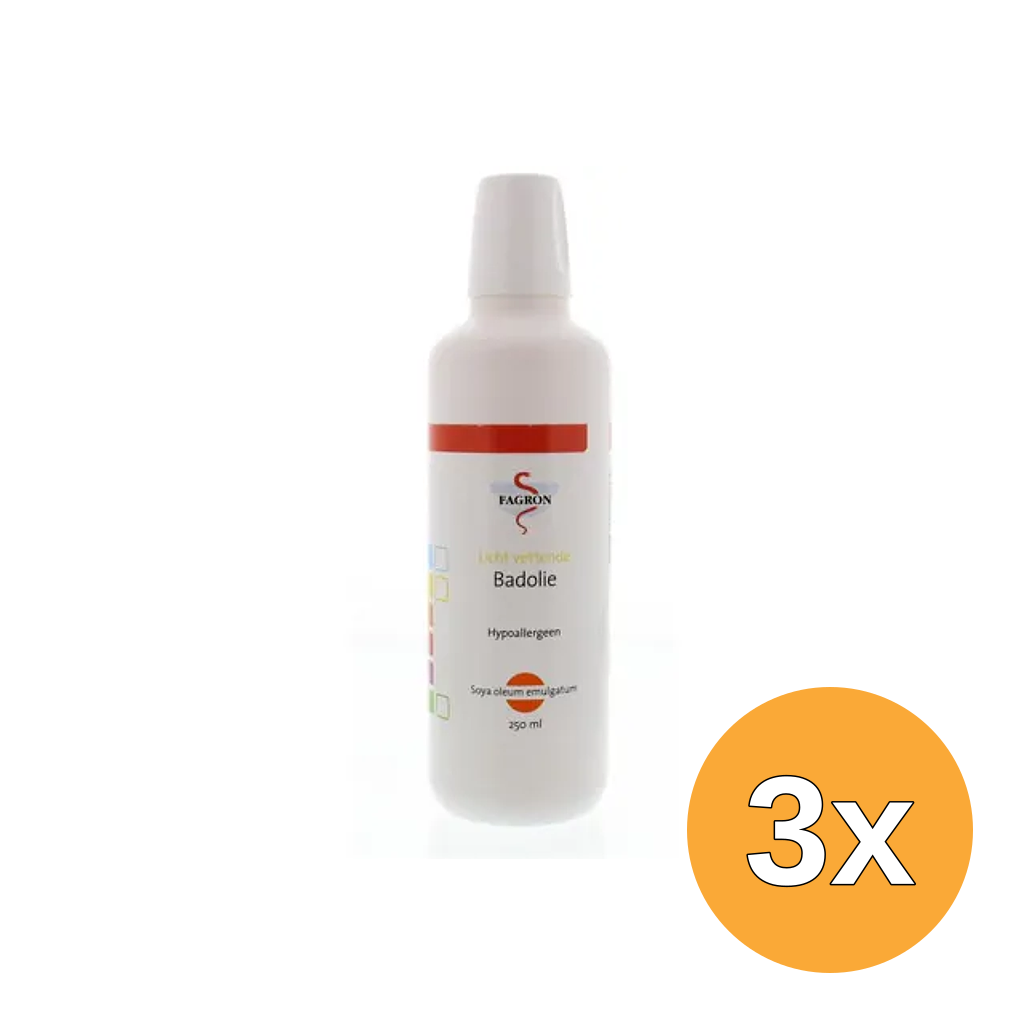 3x Fagron Soya oleum emulgatum (250 ml)