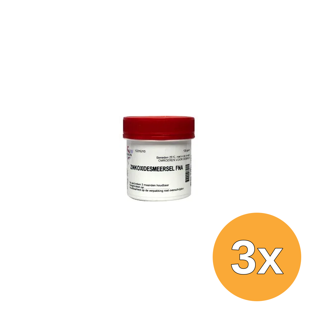 3x Fagron Zinkoxidesmeersel FNA (100 gr)