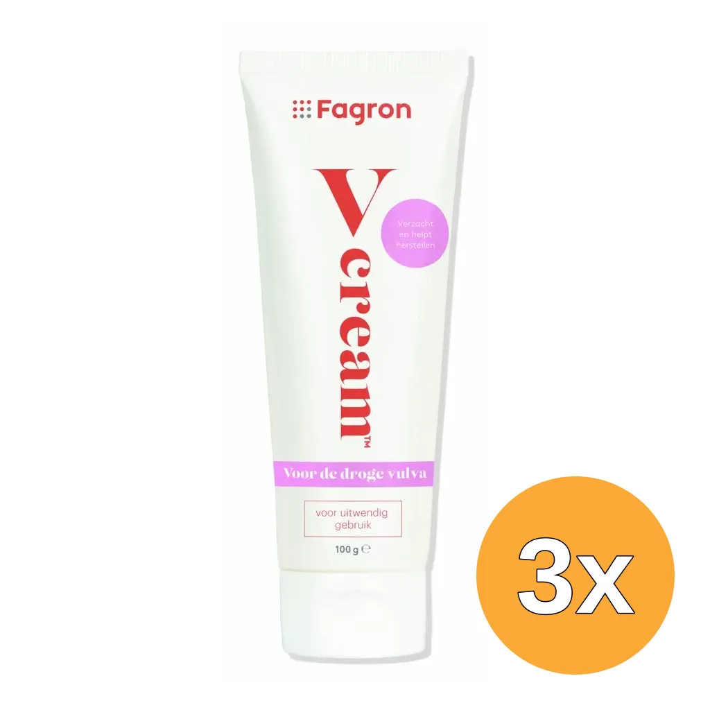 3x Fagron V-Cream (100 gr)