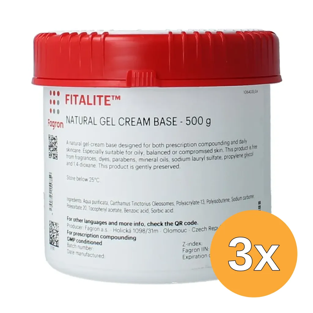 3x Fagron Fitalite Gel Creme (500 gr)