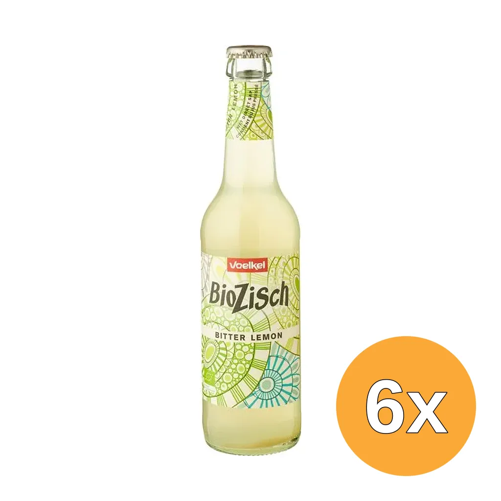 6x Voelkel Biozisch Bitter Lemon (330 ml)
