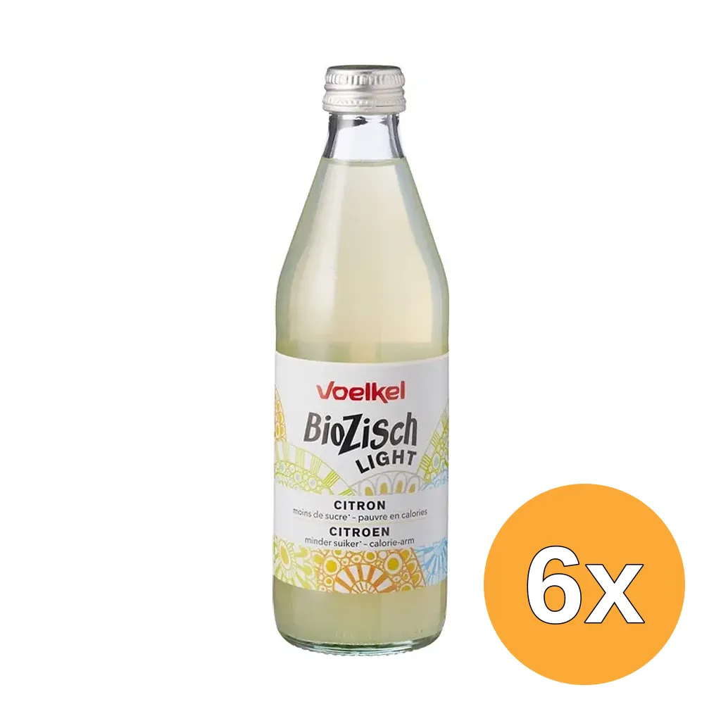6x Voelkel Frisdrank Lemon Light (330 ml)