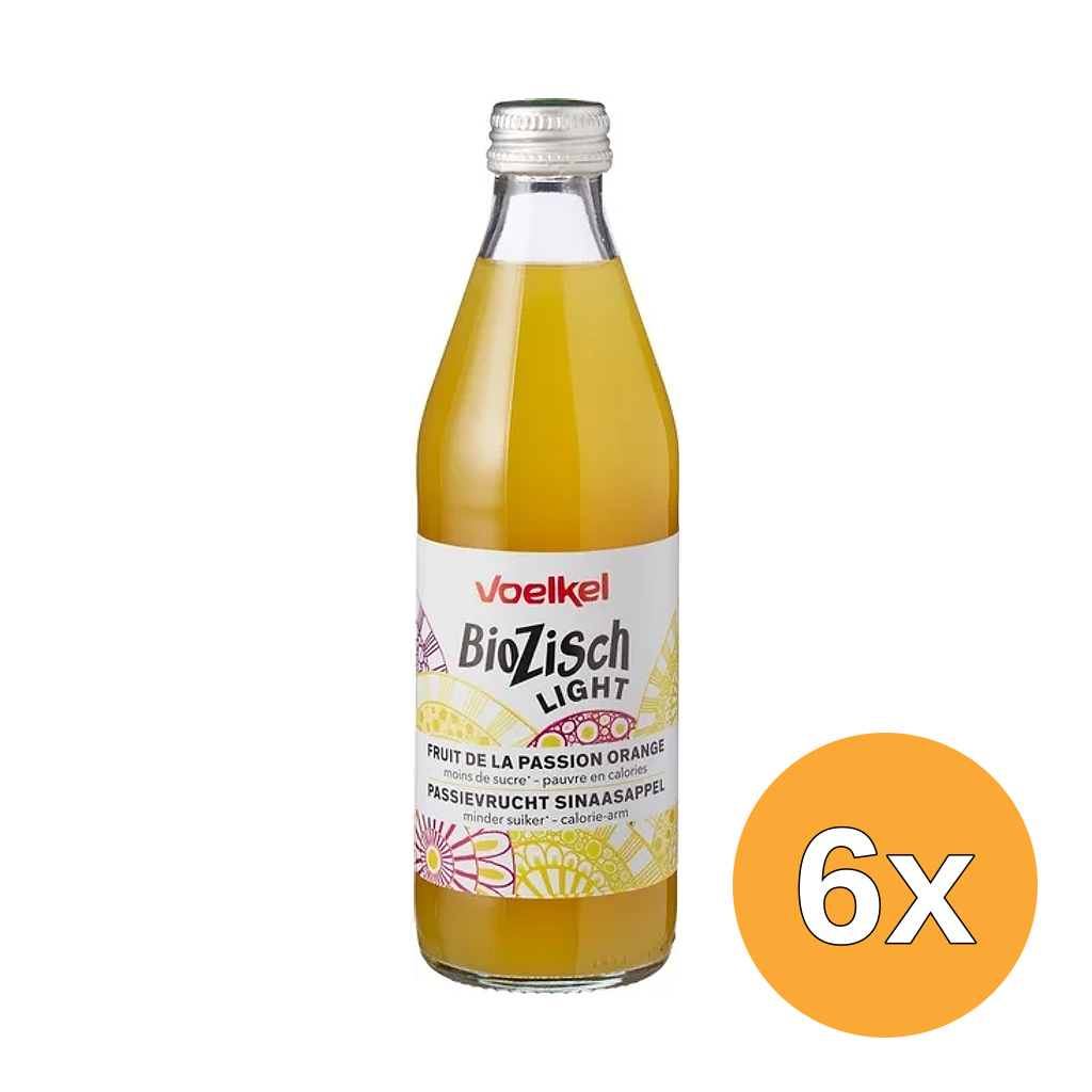 6x Voelkel Frisdrank Maracuja Orange (330 ml)