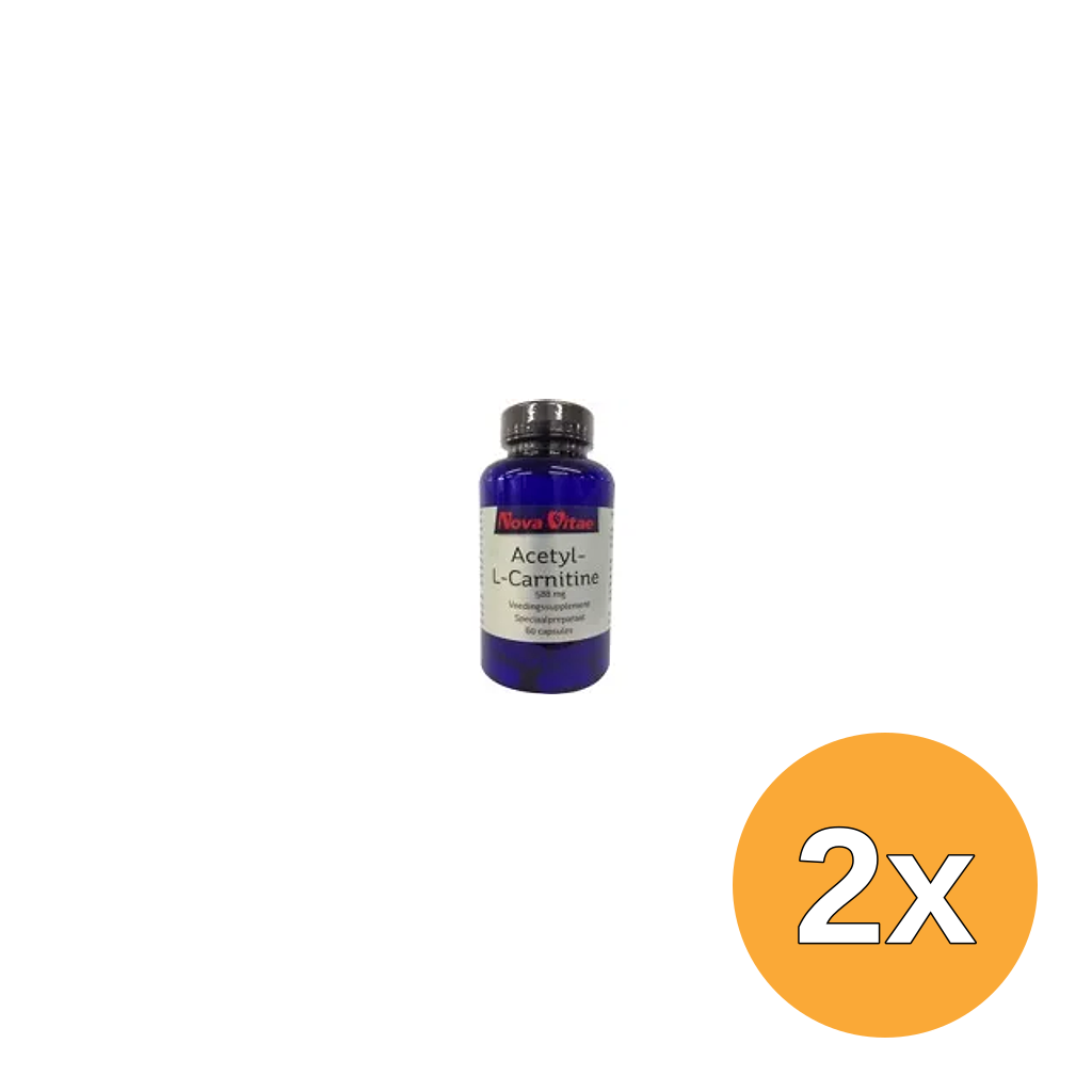 2x Nova Vitae Acetyl l carnitine 588 mg (60 vega capsules)