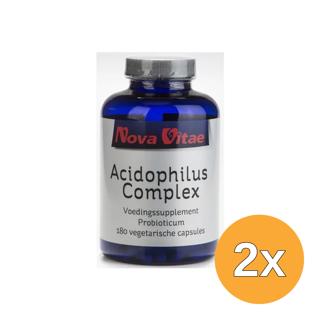 2x Nova Vitae Acidophilus Complex (180 vega capsules)