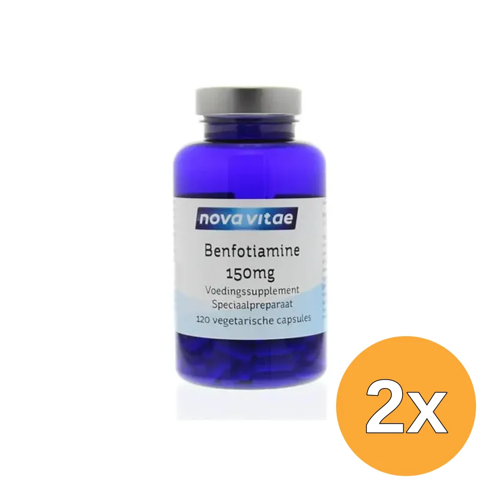 2x Nova Vitae Benfotiamine (120 vega capsules)