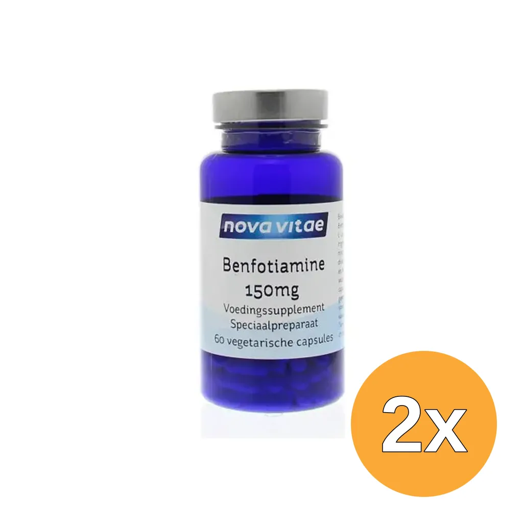 2x Nova Vitae Benfotiamine (60 vega capsules)
