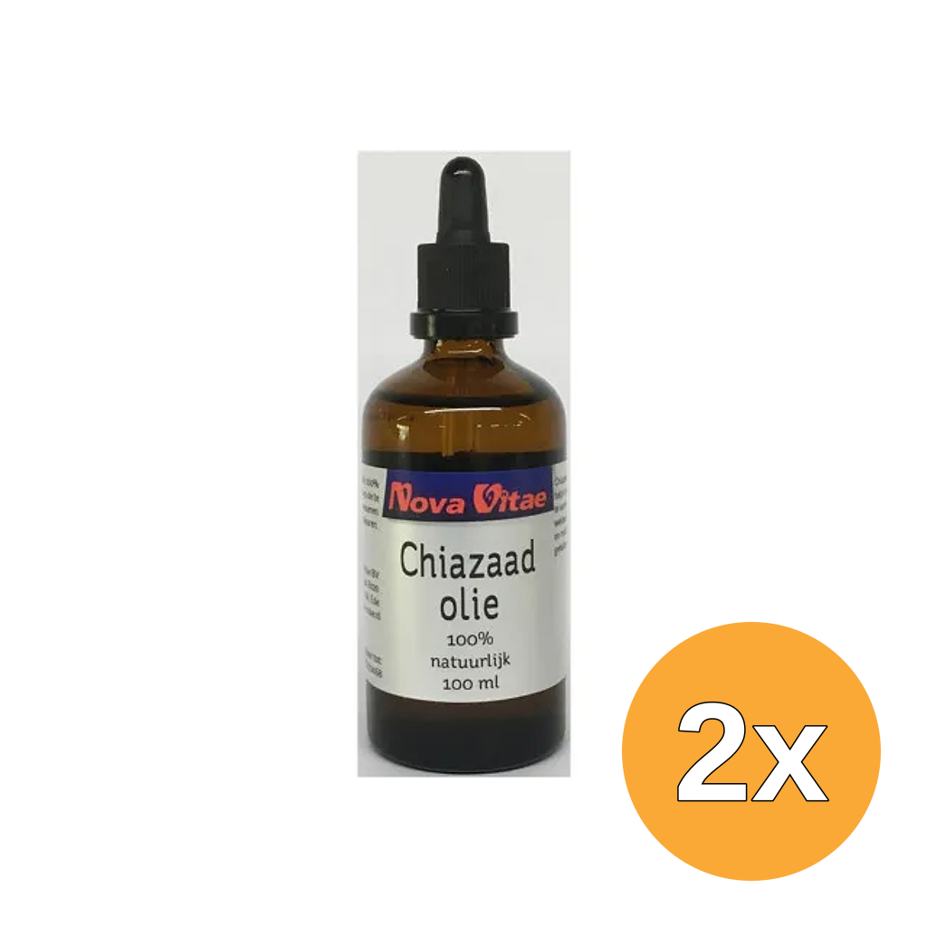 2x Nova Vitae Chiazaad Olie (100 ml)