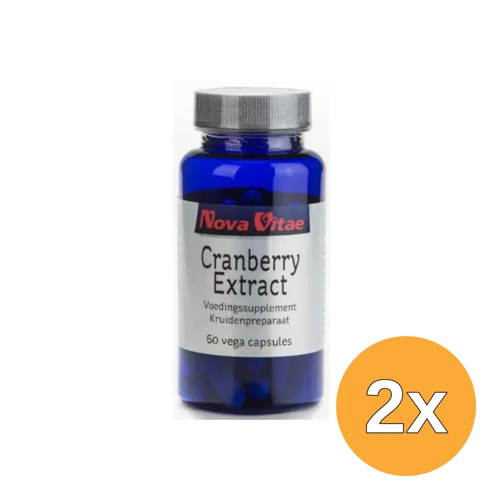 2x Nova Vitae Cranberry extract (60 vega capsules)