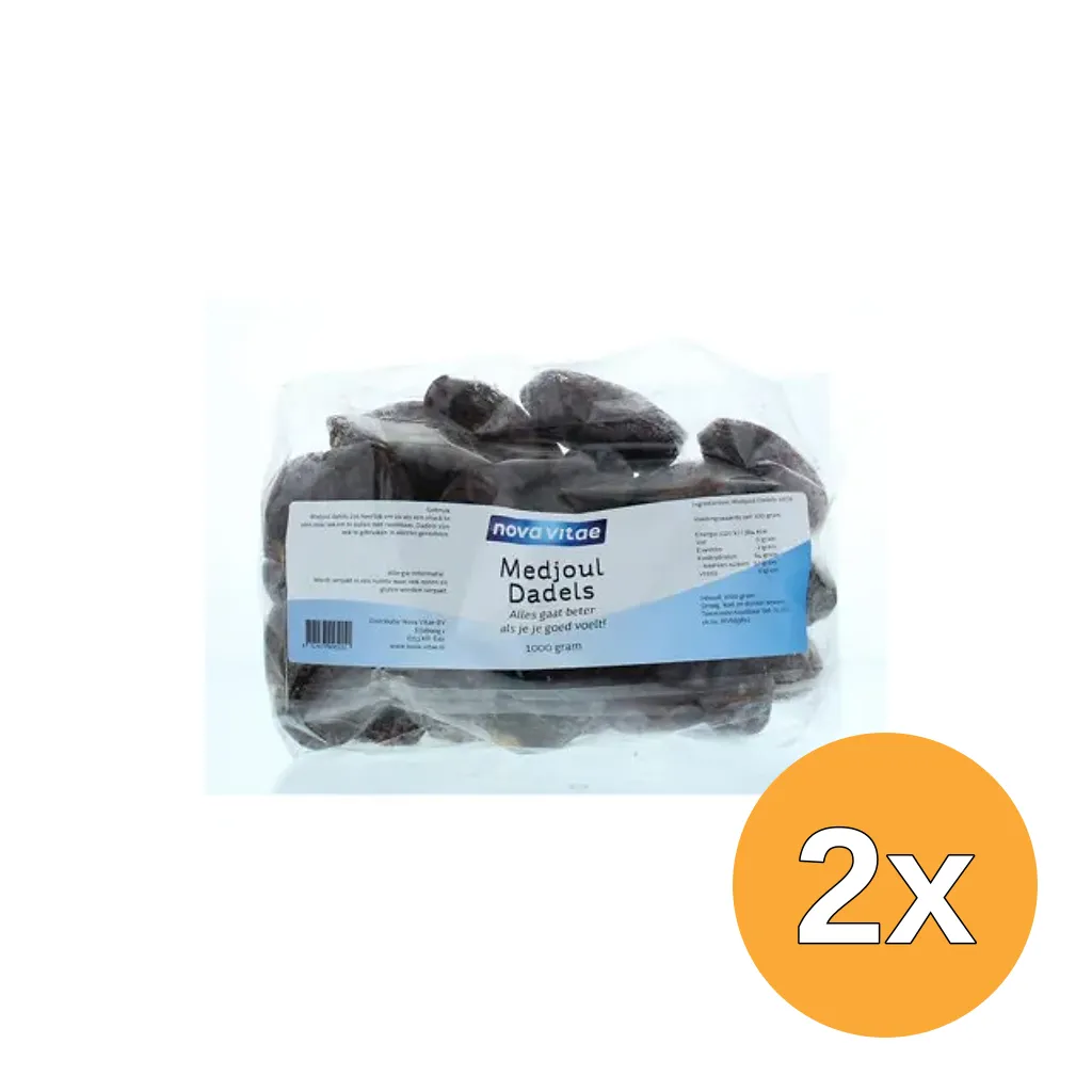 2x Nova Vitae Dadels Medjoul Premium Large (1000 gr)