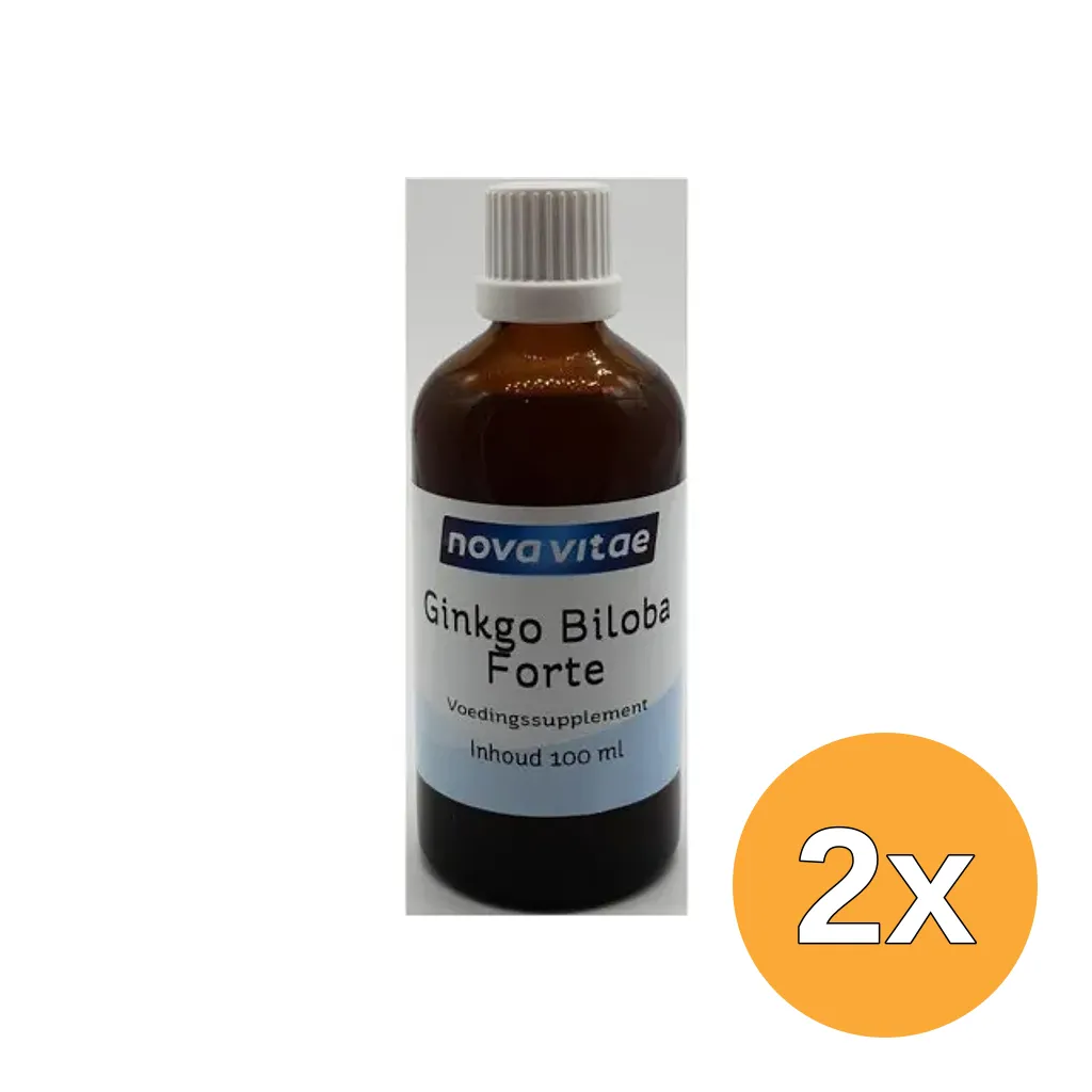 2x Nova Vitae Ginkgo biloba forte (100 ml)