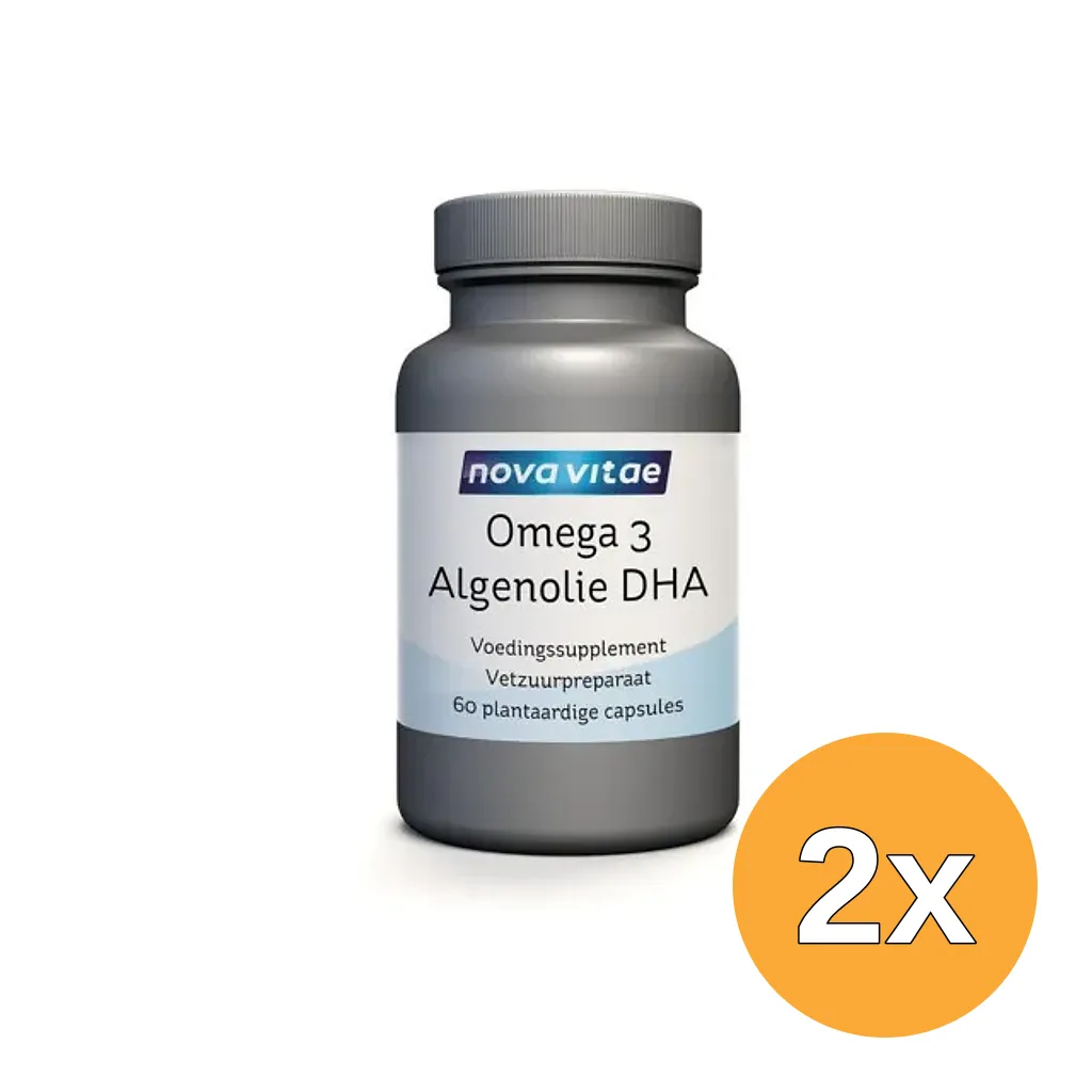 2x Nova Vitae Omega 3 Algenolie Dha (60 capsules)