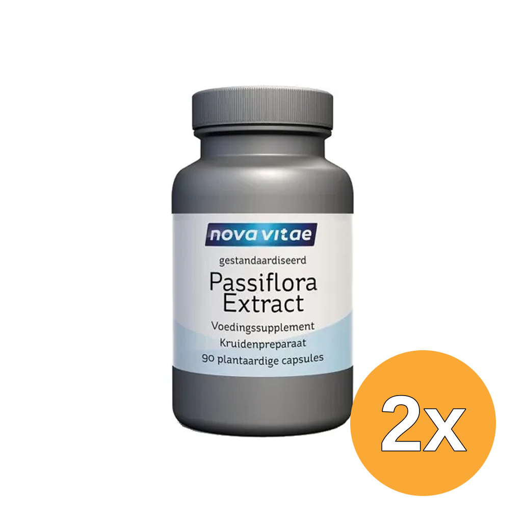 2x Nova Vitae Passiflora extract 350 mg (90 vega capsules)