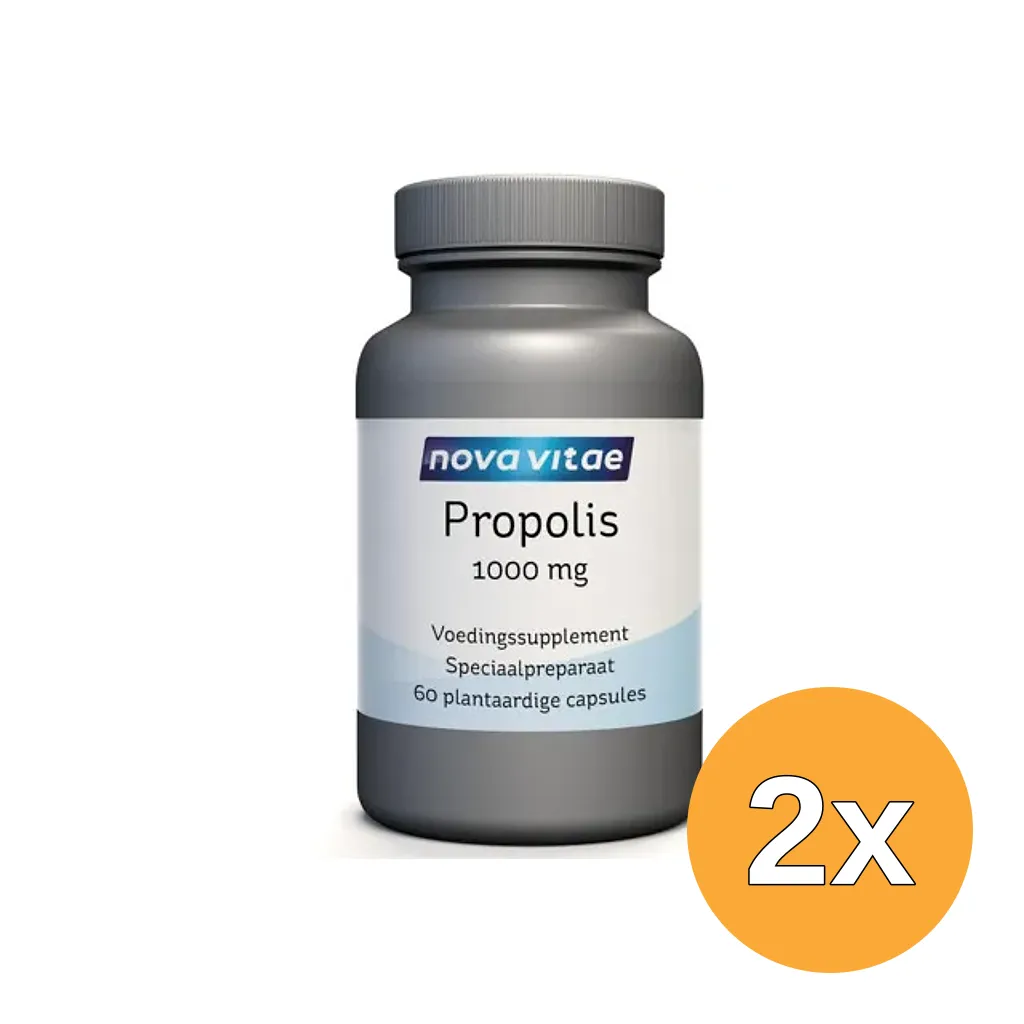 2x Nova Vitae Propolis Extract 1000 Mg (60 capsules)