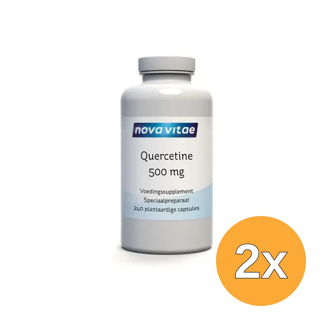 2x Nova Vitae Quercetine 500 Mg (240 vega capsules)