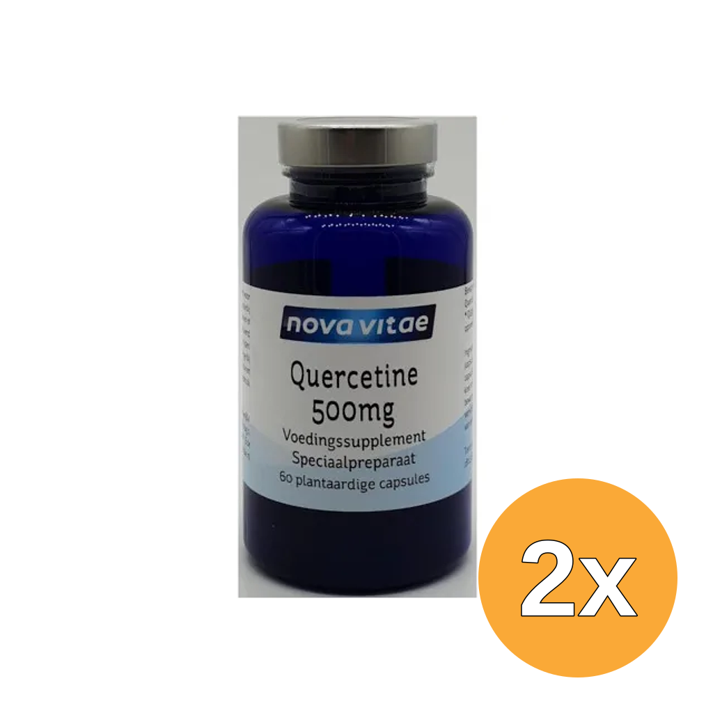 2x Nova Vitae Quercetine 500 Mg Puur 100% (60 vega capsules)