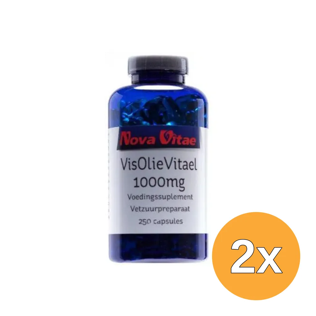 2x Nova Vitae Visolie Vitael 1000 Mg (250 capsules)