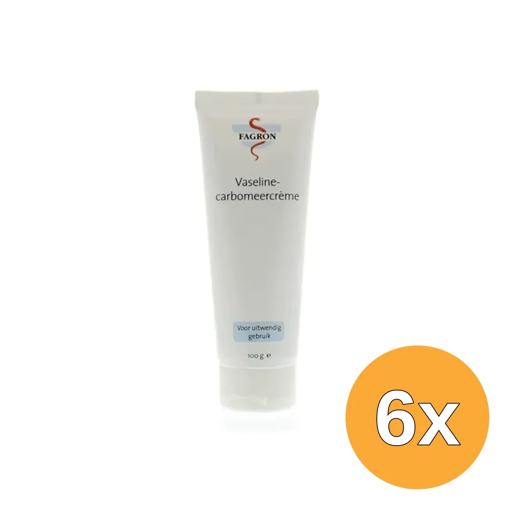 6x Fagron Vaseline-carbomeer creme (100 gr)